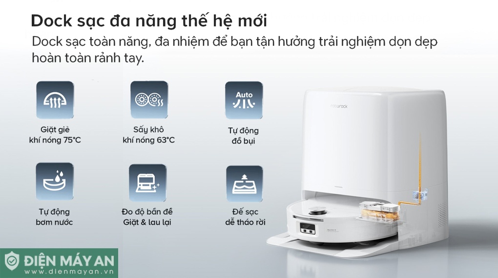 Robot hút bụi lau nhà Roborock QRevo Edge 2 Flow


